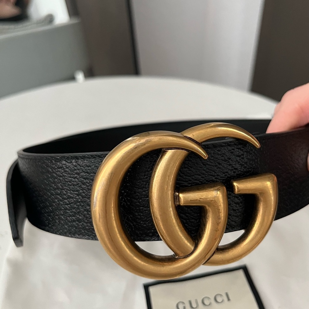 Gucci GG Marmont Wide Belt size 85 - Picture 4 of 7